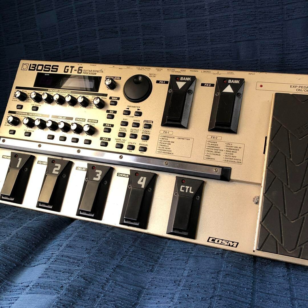 Boss GT6 MultiEffects Guitar Effects Processor Pedal from Japan