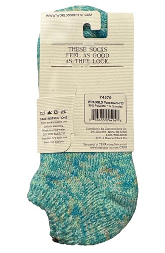 Worlds Softest Socks Womens 6-11 Ankle - Wragglo Vancouver -753 - Picture 2 of 2
