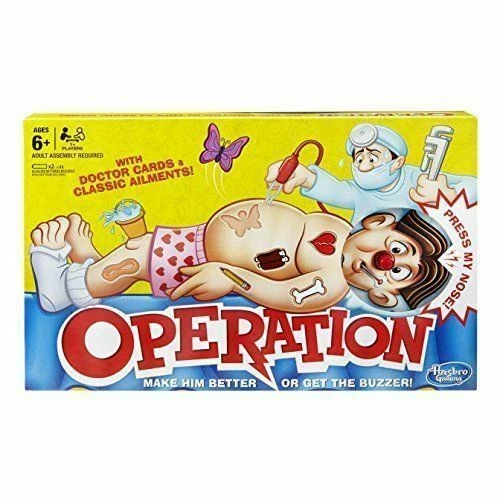Hasbro 2 players Operation Board & Traditional Games
