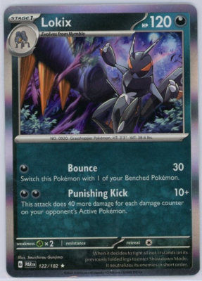 Pokemon TCG Lokix 122/182 Sv04: Paradox Rift Holo Rare | eBay