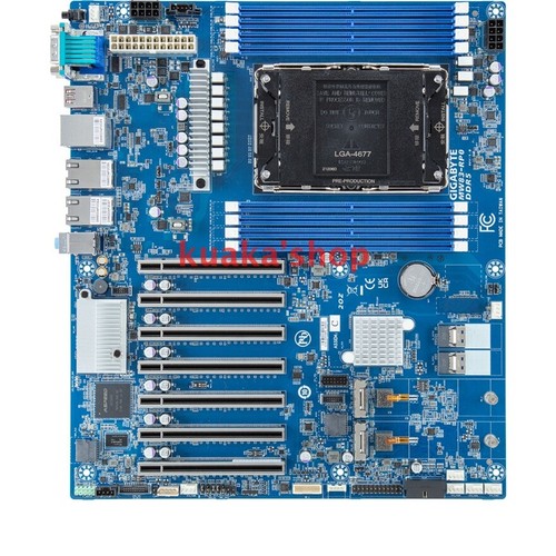Gigabyte MW83-RP0 LGA4677 Motherboard With Intel Xeon W5-3425 CPU 128GB DDR5 RAM - Picture 2 of 13