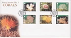 GB Stamps First Day Cover Jersey Marine Life Corals, sea, fan, cup, fingers 2004