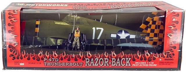 21st Century Toys 1/18 P-47D Military Airplane Kit 21st Century Toys 1/18 P-47D Military Airplane Kit