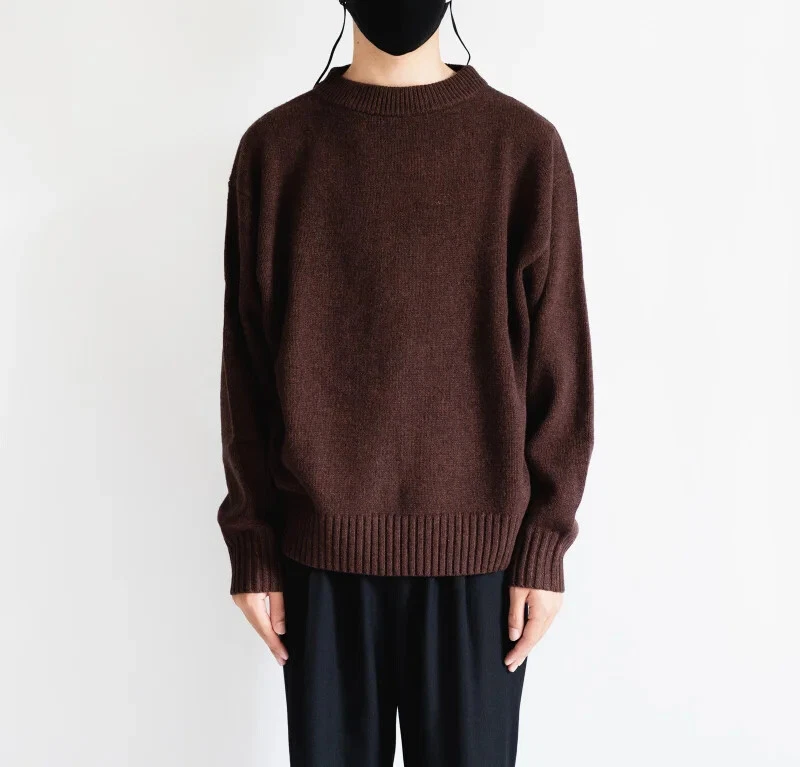 UNIQLO U Premium Lambswool Low Gauge Crew Neck Sweater 2023 F/W