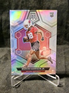 2024 Panini Mosaic Marvin Harrison Jr #304 Silver Prizm RC - Arizona Cardinals