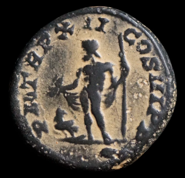 Moneda antigua Septimio Severo. AR Denario AD 193-211.  3,23 gr. 17 mm. #1268 Foto 3 de 3