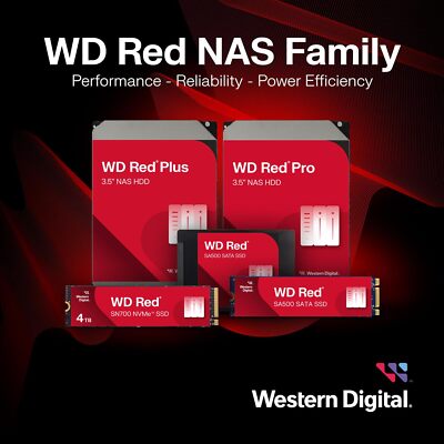 Western Digital 8TB WD Red Plus NAS Internal Hard Drive HDD - 5640