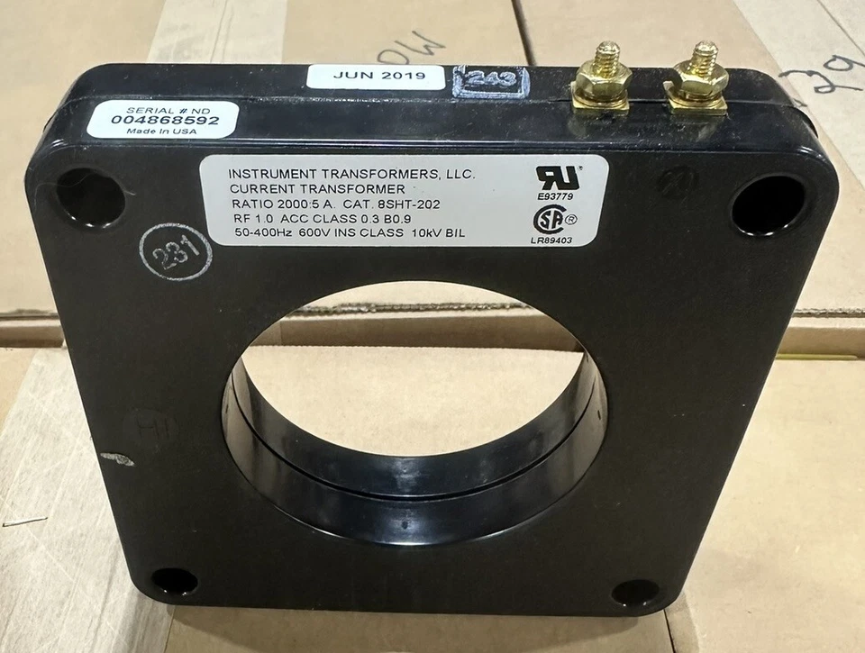 Square D Current Transformer E93779 - Image 2 of 2