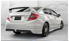Sport Style Spoiler Wing For 2012-2015 Honda Civic 4dr Sedan Plastic 3pcs Sport Style Spoiler Wing For 2012-2015 Honda Civic 4dr Sedan Plastic 3pcs