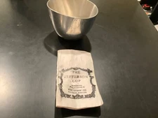 Stieff Co Pewter - Jefferson Cup P50 - 3.5 X 2.5 X 2.75