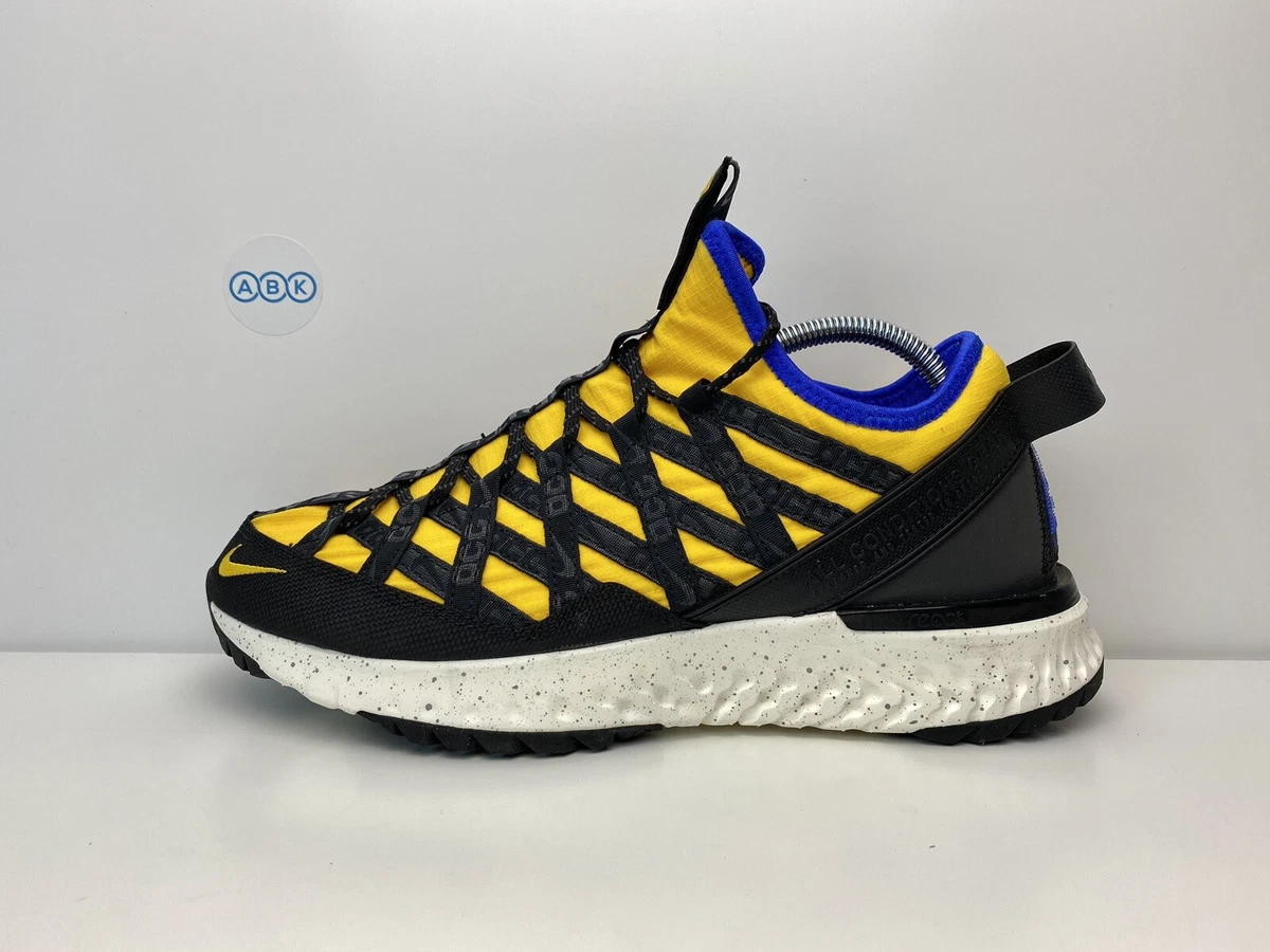 Nike ACG React Terra Gobe Amarillo Yellow Black Walking Hiking UK Size 7  EUR 41