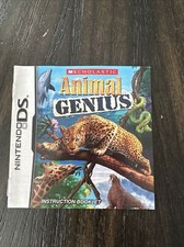 Nintendo DS Manual Only Animal Genius