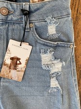 Women s Denim Shorts Cutoffs Jeans Raw Hem New High Waist Size 0