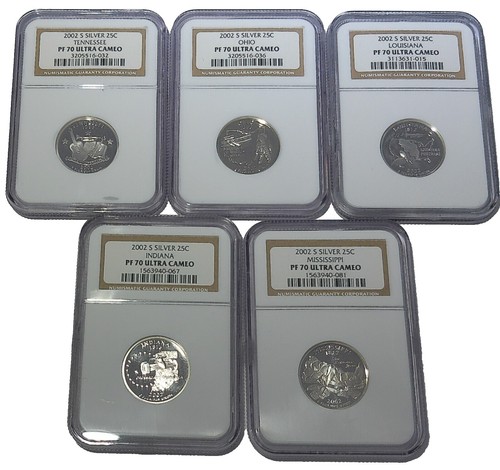 2003 S Silver 25c Illinois State Quarter NGC PF 69 Ultra Cameo