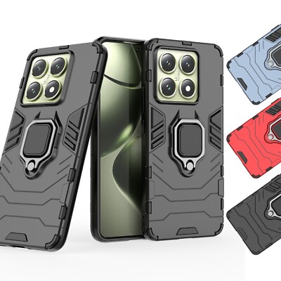 Hülle Xiaomi 14T Handyhülle Drehbar Ringhalter Magnet Bumper Case