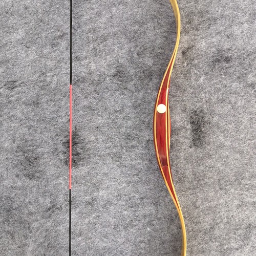 15-50lbs Traditional Recurve Bow Wooden Longbow Tartar Archery Hunting Target - Picture 7 of 12