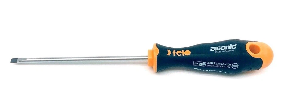 Felo Slotted Flathead Screwdriver 3.5 x 0.6 x 100 - Image 4 of 4