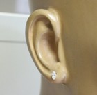 GIA New 14k yellow gold .43ct marquise oval diamond earrings Natural studs — photo 10