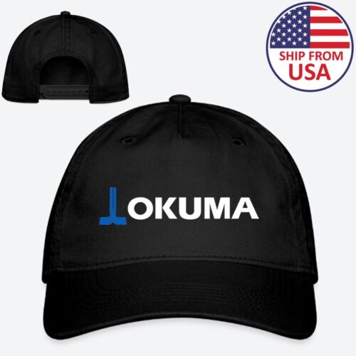 Okuma Fishing Reels Organic Baseball Cap Adult Adjustable Size - Picture 1 of 3