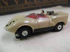 Aurora Vintage HO 1963 1969 Tan Chaparral GT, Thunderjet 500