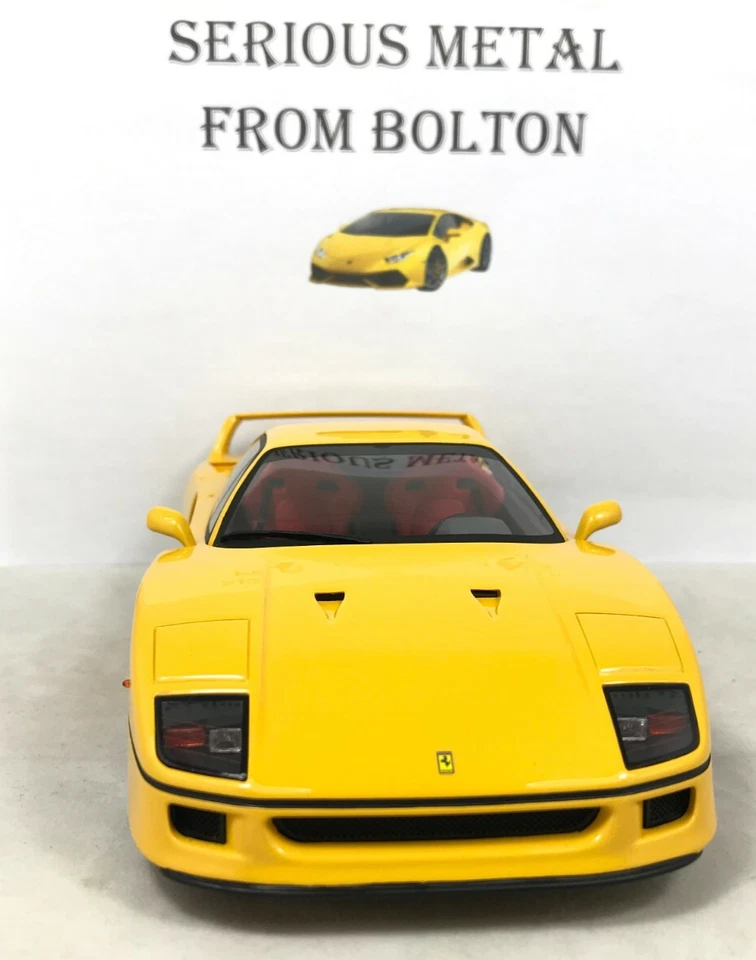 GT SPIRIT GT839 1987 FERRARI F40 EN AMARILLO EDICIÓN LIMITADA 1:18 Foto 4 de 4