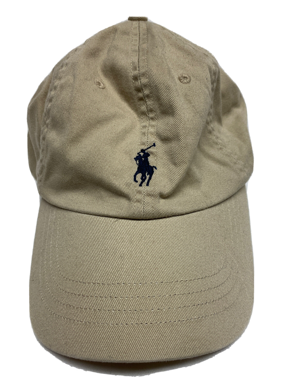 Cappello da baseball vintage Polo Ralph Lauren logo pony kaki strapback papà USA