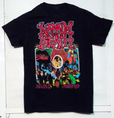 NAPALM DEATH BAND Mentally Murdered T SHIRT FULL SIZE S-5XL