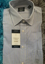 Men  s Dress Shirt Arrow USA Regular Fit. Stretch Fabric.
