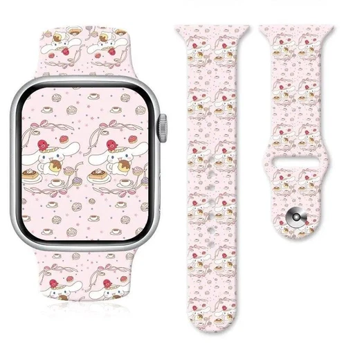 Anime Sannrio My Melody Cinnamoroll Kuromi Uhrenarmband für Apple Watch 8765 Stra - Bild 7 von 58