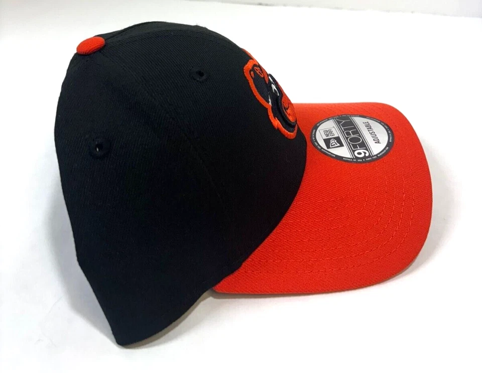 Chapéu ajustável Baltimore Orioles MLB NE The League Road ~ Preto/laranja - Imagem 3 de 4