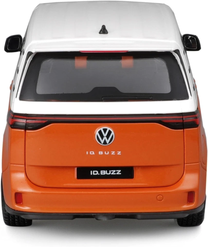 Maisto 32914O - Modèle - VW Id.buzz (Blanc-Orange, Maßstab 1:24) Modèle Auto - Photo 4/4