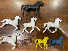 LIDO VINTAGE mixed Lot of 8 Horses mixed with larger Horses ORIGINAL