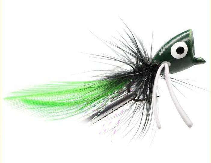 30pcs Dry Fly Files Fishing Lures Poppers Kit Bluegill Bass Panfish Trout Salmon - Image 18