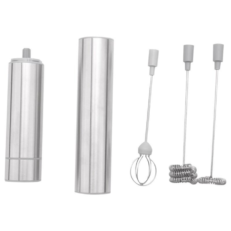 Milk Frother Handheld Three-Layer of Whisk- Battery Operated Electric Foam3931-image