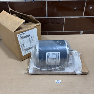 *NEW* Marathon Electric Motor WQD 48S17D2055P J  1/4HP 1725RPM 115V FR 48YZ