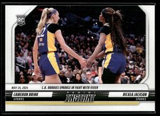 2024 Panini Instant WNBA C. Brink/R. Jackson ROOKIE CARD 1/281 SP Sparks #29 RC