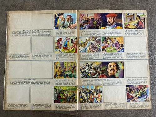 ALBUM DI FIGURINE I GRANDI DELLA STORIA ED.DELL'ARTE 1960 INCOMP. DISCRETO -176 - Foto 5 di 11