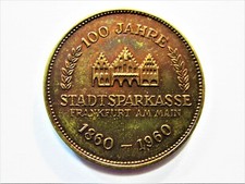 Medaille  100 Jahre Stadtsparkasse Frankfurt am Main