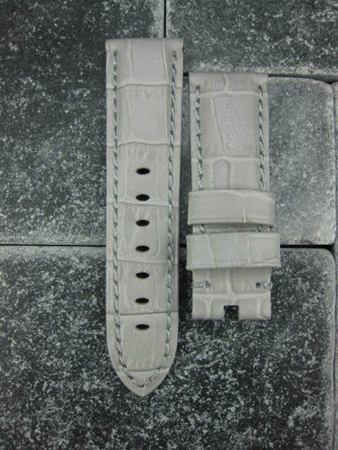 26 mm Faltarmband Leder Uhrenarmband für passend für PANERAI blau rot lang L x1 P - Bild 53 von 56