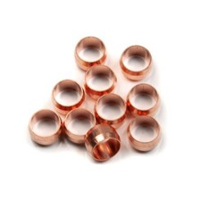 8mm Compression Olives Copper For 8mm Copper Plumbing Pipe (Pack of 10)