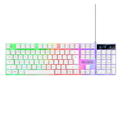 Gaming Keyboard Mechanical Keyboard Backlit Keyboard 98 Keys for Computer Laptop