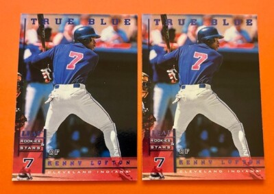 1998 Leaf Rookies & Stars True Blue #47 Kenny Lofton /500 - Tough - U Get Both