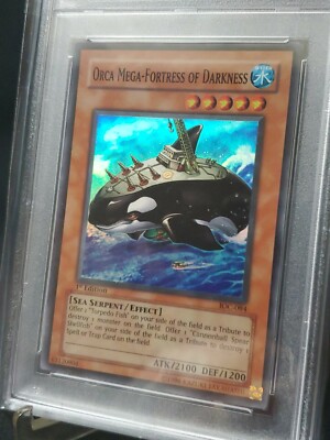 2004 Yugioh Orca Mega-Fortress of Darkness 1st Ed Super Rare IOC