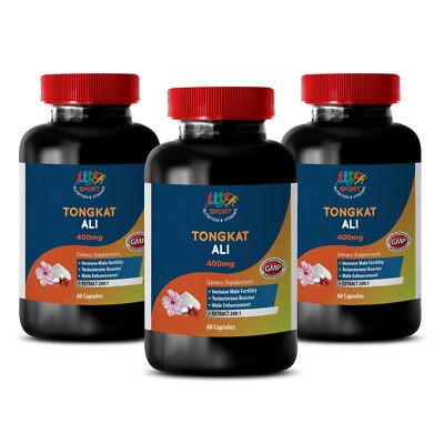 Testosterone enhancement pills - TONGKAT 400Mg - Longjack capsules 3B