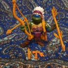 Wacky Wild West Indian Chief Leo 100% Complete Leonardo TMNT Vintage 1992 W Card