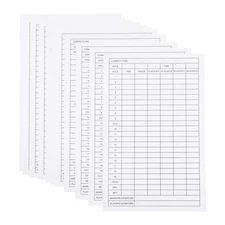 12 PCS Golf Score Counter Keeper Card Tournament Scorecard Points