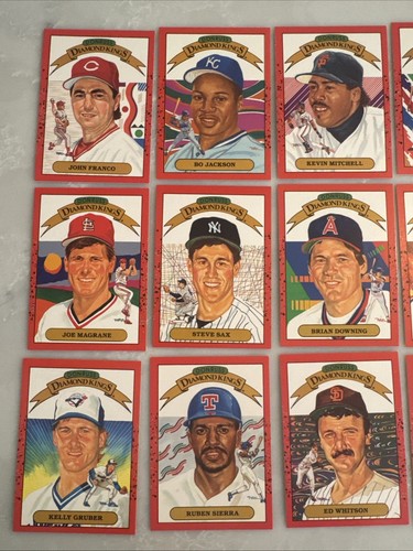 1990 Donruss Diamond Kings Lot Of 21