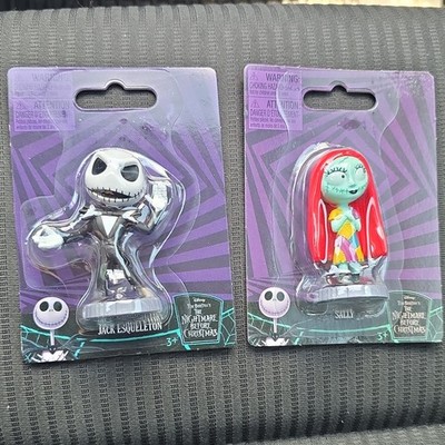 Disney Nightmare Before Christmas Jack Skellington & Sally Figurines