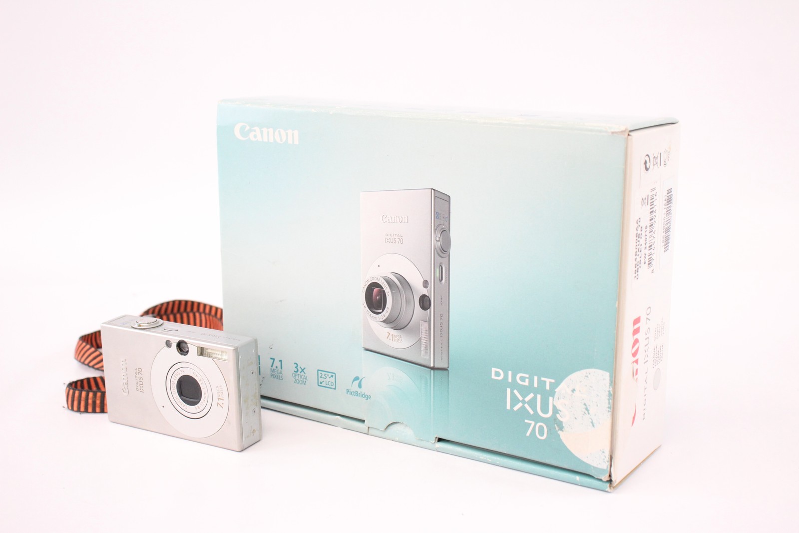 Canon IXUS 70 Digital Compact Camera Working w/ Canon 3x Optical Zoom Lens