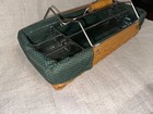 Longaberger Household Caddy Basket with Metal Handles Plastic Protector Liner — photo 4